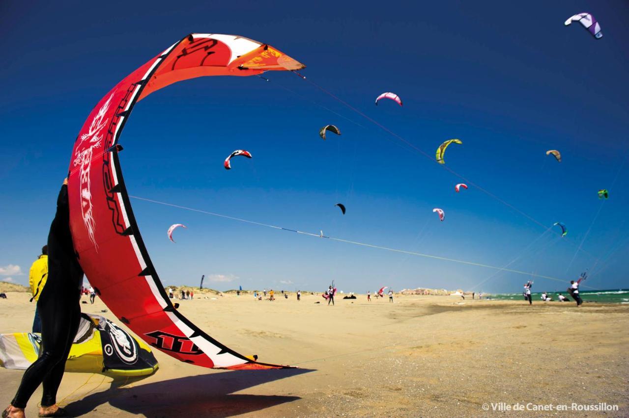 "Mediterranee" Salon Vue Mer Au Coeur De La Ville 10M De La Plage Canet-en-Roussillon Dış mekan fotoğraf
