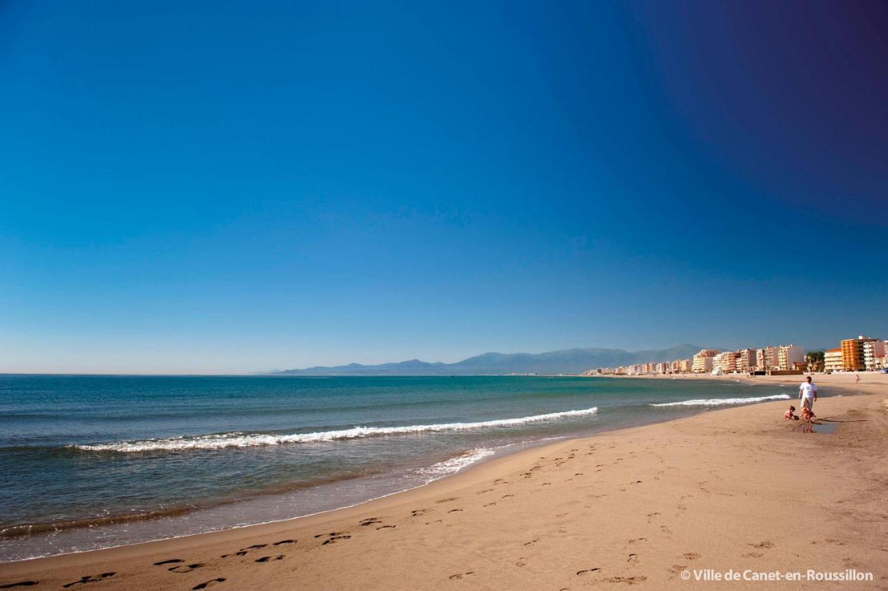 "Mediterranee" Salon Vue Mer Au Coeur De La Ville 10M De La Plage Canet-en-Roussillon Dış mekan fotoğraf